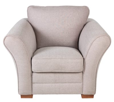 Heart of House Thornton Fabric Chair - Natural.